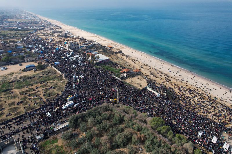 © Reuters. Gaza, January 26, 2025. REUTERS/Stringer