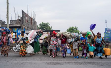 Shooting rings out in Congo's Goma after rebels claim city