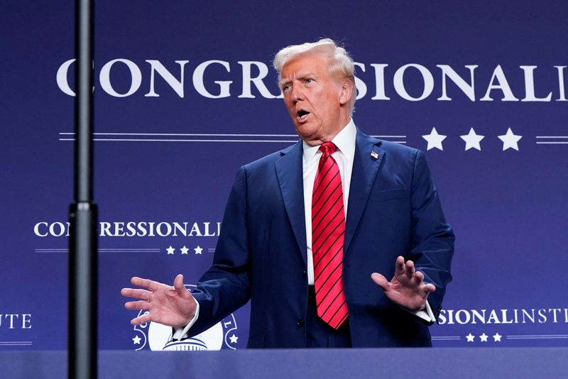 &copy; Reuters. Presidente dos EUA, Donald Trumpn27/01/2025nREUTERS/Elizabeth Frantz