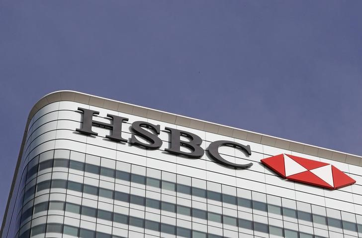 &copy; Reuters. Logo do HSBC em escritório no distrito financeiro de Londres, no Reino Unidon03/03/2016nREUTERS/Reinhard Krause
