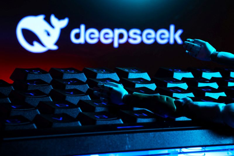 &copy; Reuters. Ilustração de logo da DeepSeekn27/01/2025nREUTERS/Dado Ruvic