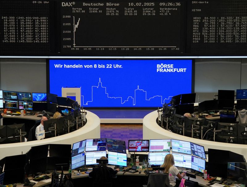 &copy; Reuters. Bolsa de Frankfurtn10/02/2025nREUTERS/Equipe