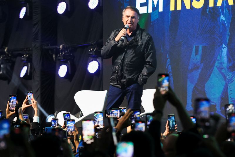 Charged with coup plot, Bolsonaro seeks lifeline from Brazil lawmakers