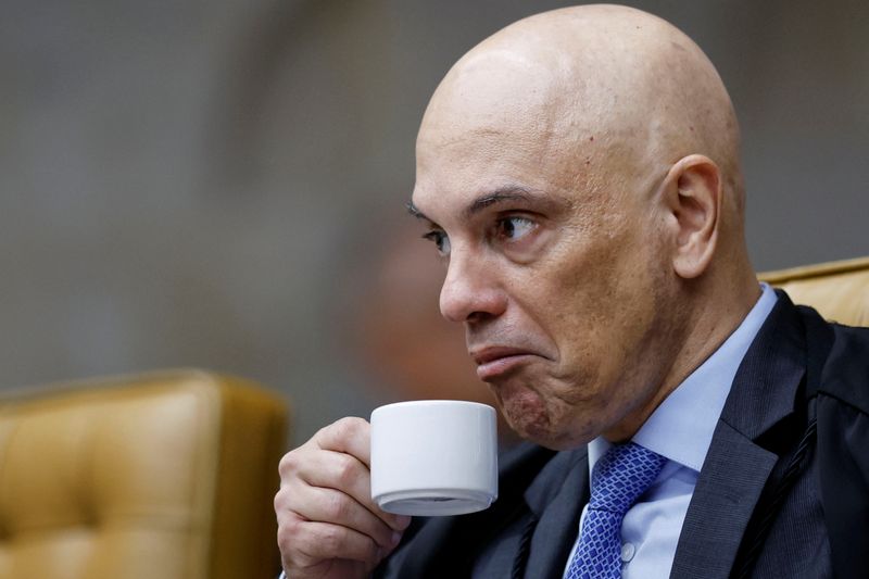 &copy; Reuters. Ministro do STF Alexandre de Moraes n27/11/2024nREUTERS/Adriano Machado