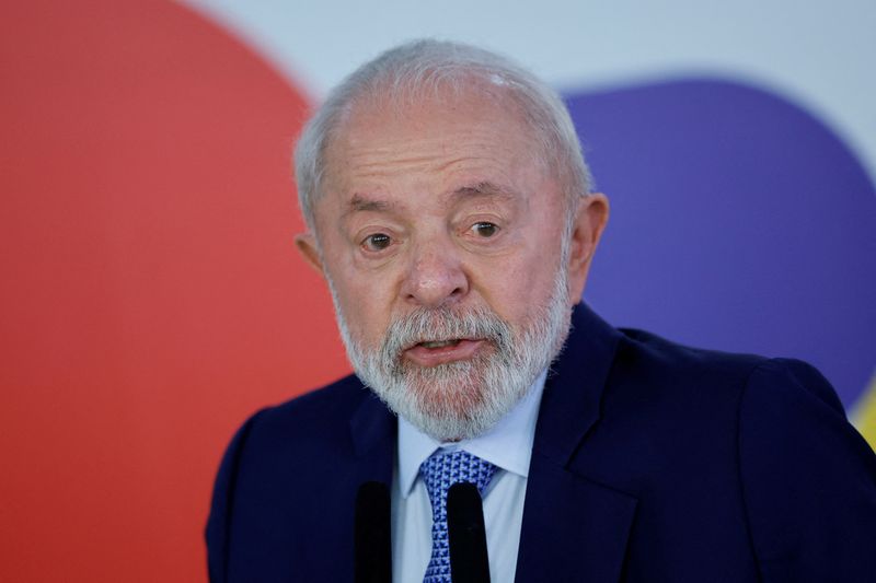 &copy; Reuters. Presidente Luiz Inácio Lula da Silva no Palácio do Planalton30/01/2025nREUTERS/Adriano Machado