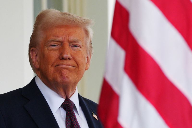 &copy; Reuters. Presidente dos Estados Unidos, Donald Trumpn27/02/2025nCarl Court/Pool via REUTERS
