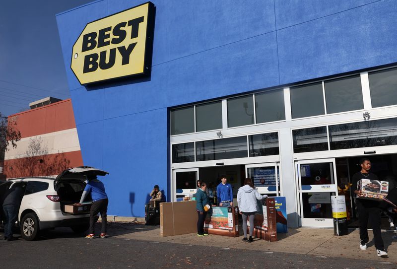 Best Buy forecasts muted annual sales, profit on soft electronics demand