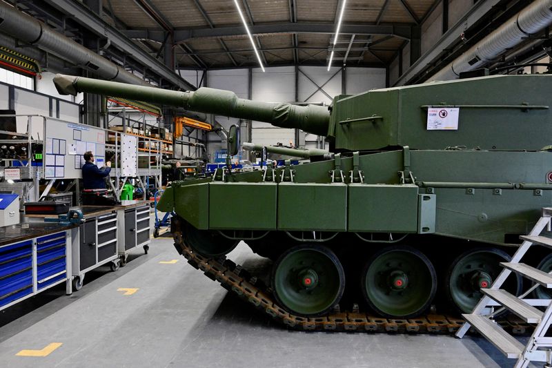 Analysis-Tanks not cars: how a pivot to defence could help Germany's economy