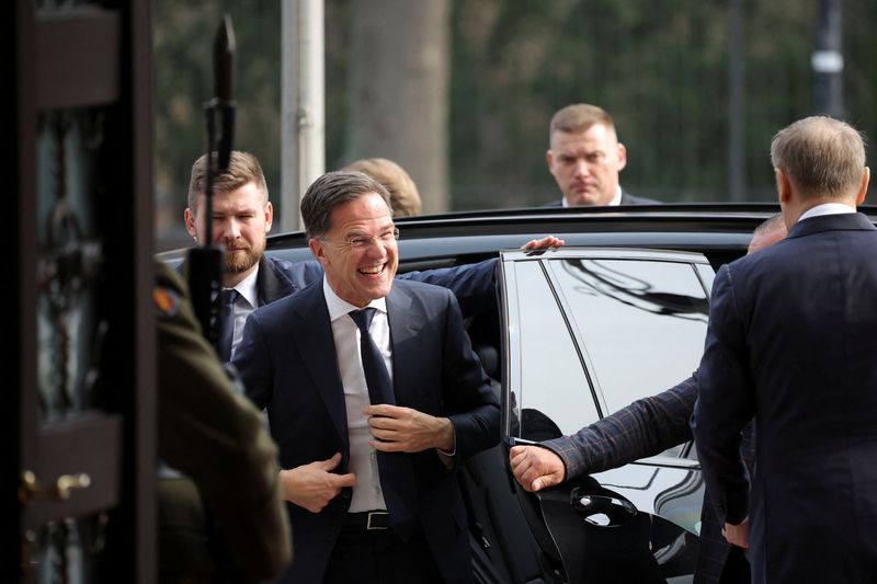 &copy; Reuters. O secretário-geral da OTAN, Mark Rutte, em Varsóvian26/03/2025nREUTERS/ Kacper Pempel