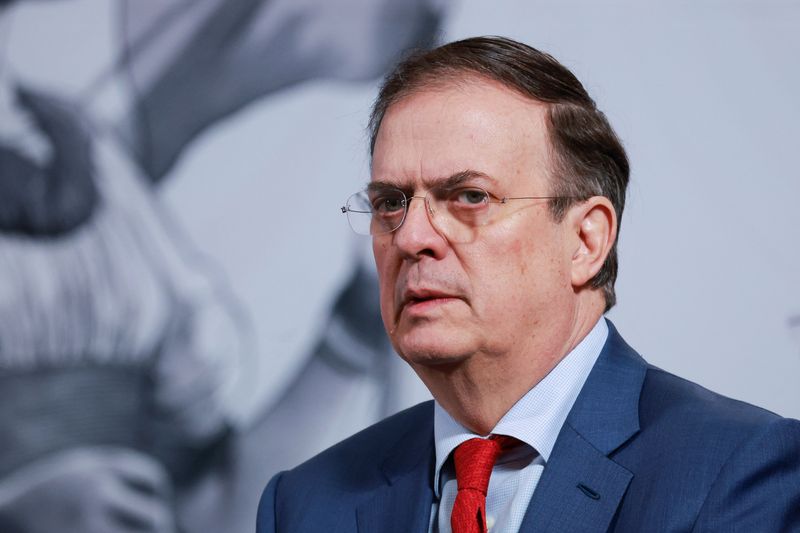 &copy; Reuters. Ministro da Economia do México, Marcelo Ebrardn03/02/2025nREUTERS/Raquel Cunha