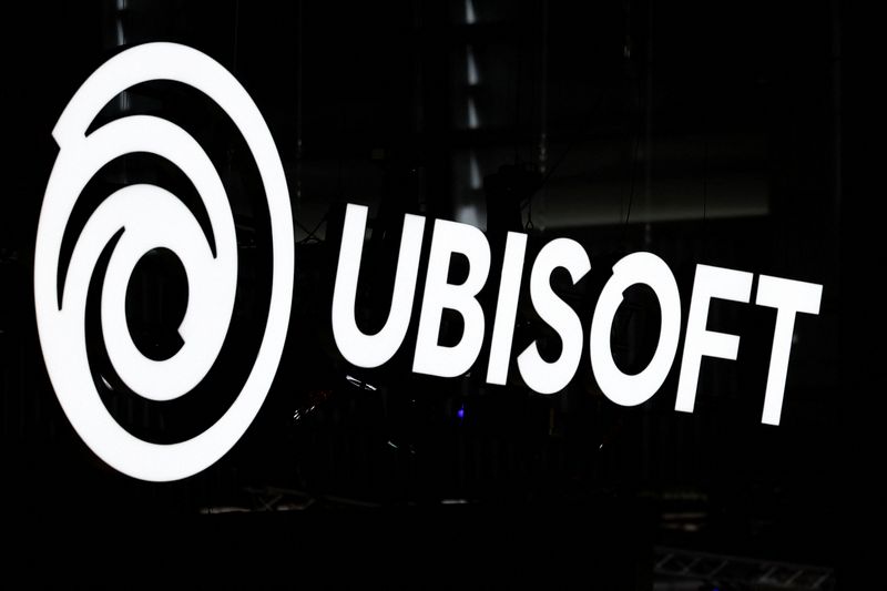&copy; Reuters. Logo da Ubisoft em feira de games em Paris, Françan27/10/2024 REUTERS/Sarah Meyssonnier/Arquivo