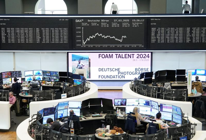&copy; Reuters. Bolsa de Frankfurtn27/03/2025. REUTERS/Staff