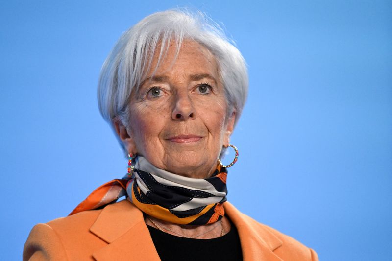 &copy; Reuters. Presidente do Banco Central Europeu, Christine Lagarden06/03/2025. REUTERS/Jana Rodenbusch/File Photo