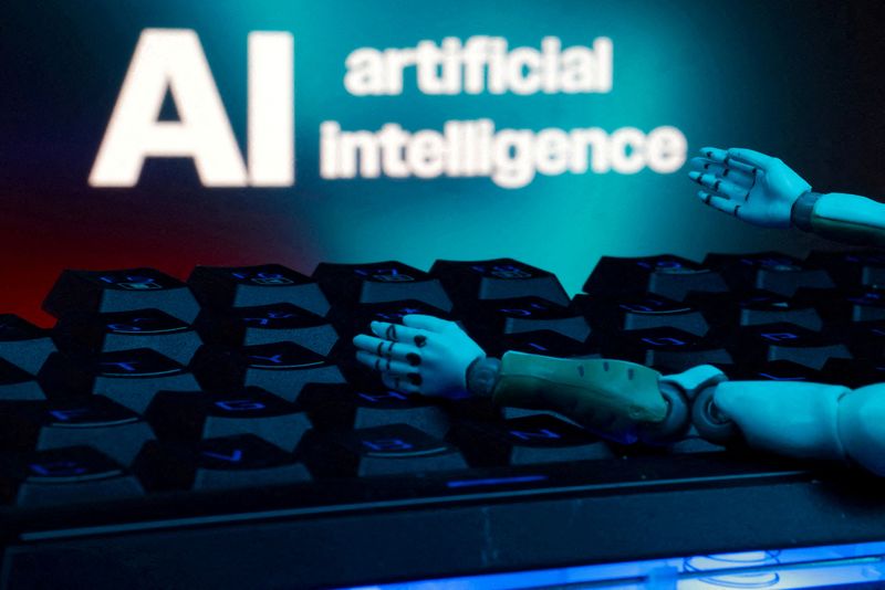 &copy; Reuters. Ilustração sobre inteligência artificial n27/01/2025nREUTERS/Dado Ruvic