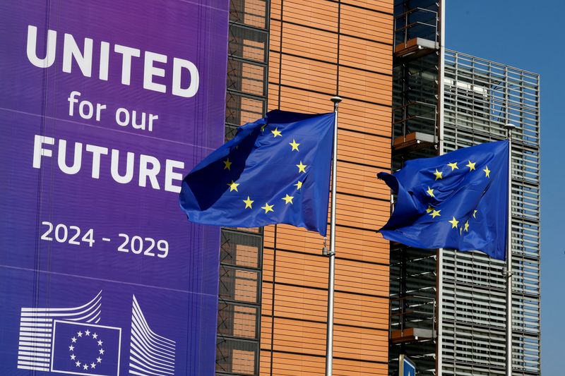 &copy; Reuters. Sede da Comissão Europeia, em Bruxelas, na Bélgican09/04/2025nREUTERS/Yves Herman