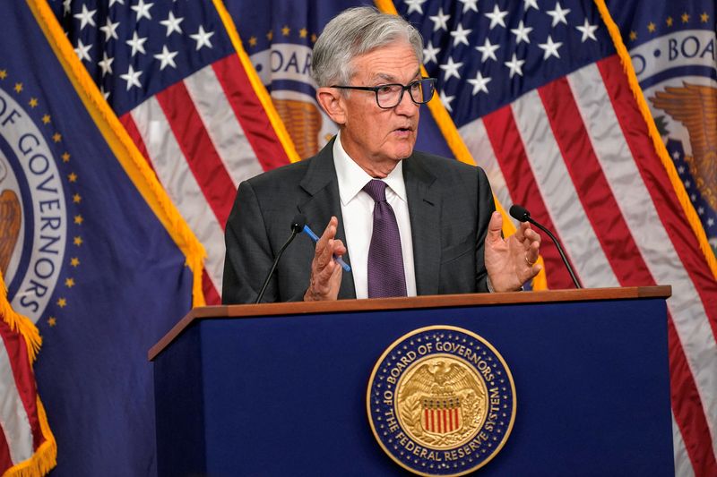 &copy; Reuters. Chair do Federal Reserve, Jerome Powelln19/03/2025nREUTERS/Nathan Howard