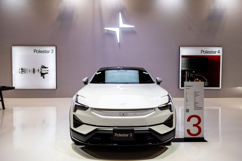 &copy; Reuters. Um Polestar 3 em exposição no Canadian International AutoShow em Toronto, Ontário, Canadán13/02/2025nREUTERS/Carlos Osorio