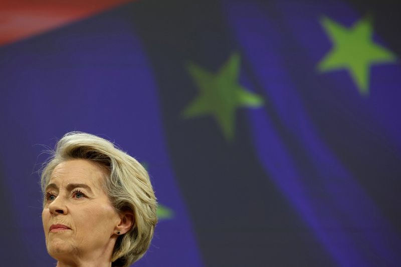 &copy; Reuters. Presidente da Comissão Europeia, Ursula von der Leyen n09/05/2025. REUTERS/Piroschka van de Wouw/File Photo