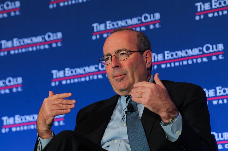 &copy; Reuters. Presidente do Fed de Richmond, Thomas Barkin, durante evento em Washingtonn09/04/2025nREUTERS/Kevin Mohatt