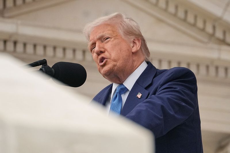 &copy; Reuters. Presidente dos EUA, Donald Trumpn26/05/2025nREUTERS/Ken Cedeno