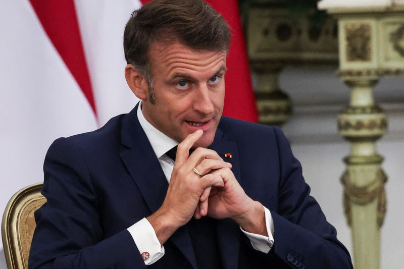 France wants Palestinian two-state solution, Macron says