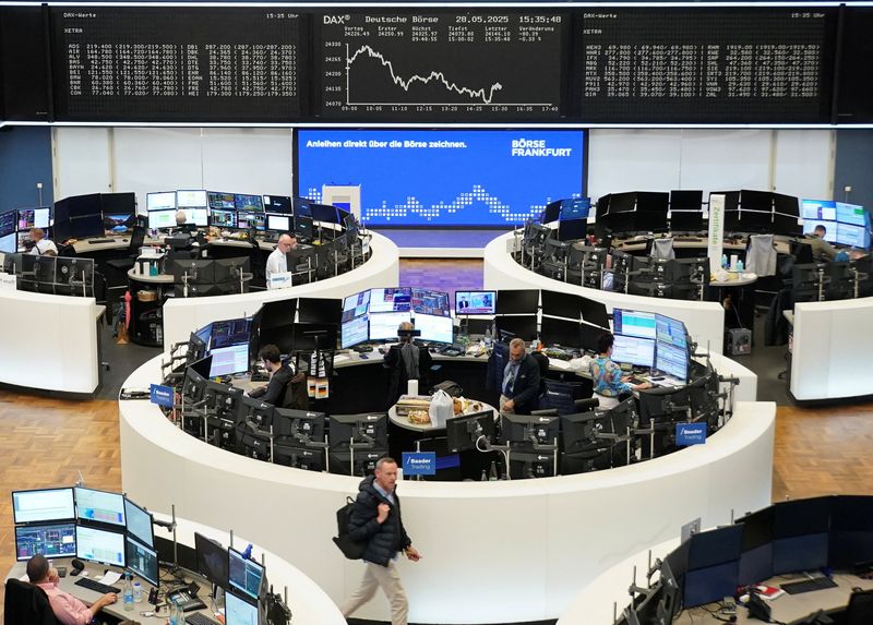 &copy; Reuters. Bolsa de Frankfurtn28/05/2025.   REUTERS/Wolfgang Rattay/File Photo