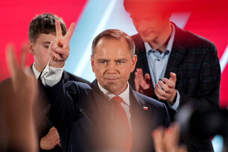 &copy; Reuters. Karol Nawrocki em Varsóvian 1/6/2025   REUTERS/Aleksandra Szmigiel