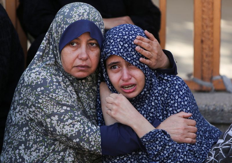 At least 24 Palestinians killed near Gaza aid site, medics say