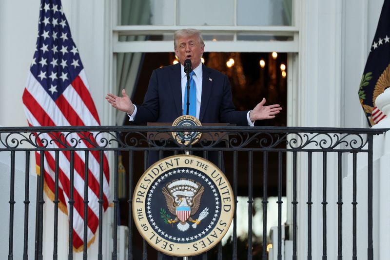 &copy; Reuters. Presidente dos EUA Donald Trump em Washingtonn 4/6/2025    REUTERS/Leah Millis