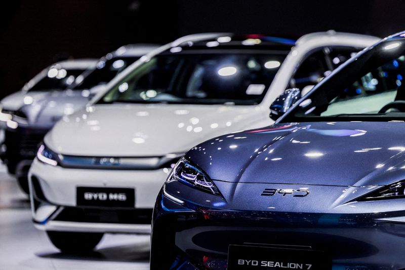 China's EV and hybrid sales growth at slowest in 18 months