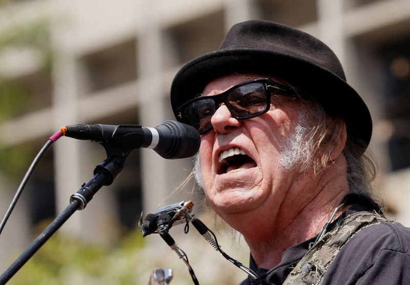 Neil Young hit with trademark lawsuit over band name Chrome Hearts