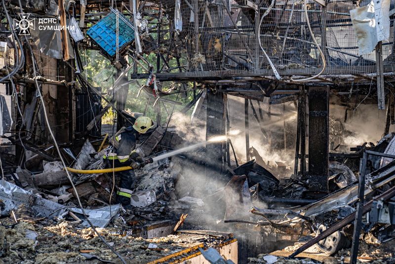 Three die in Ukraine's Sumy region, Zelenskiy says Russian offensive there has failed