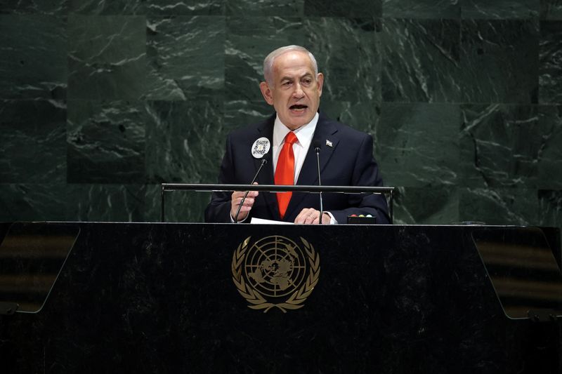 Netanyahu rebukes Western nations from UN stage for embracing Palestinian statehood