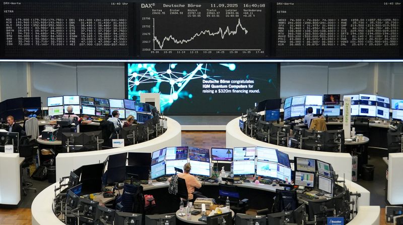 European stocks hit record high on chip rally, Fed rate cut hopes