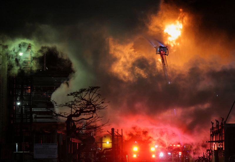 Large fire erupts in jet fuel unit at Chevron’s Los Angeles refinery