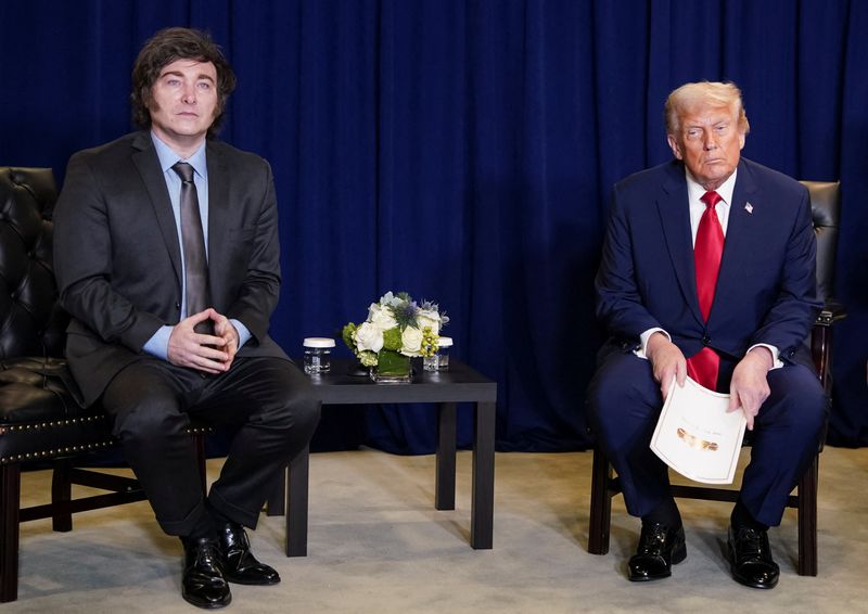 Trump to meet Argentina's Milei as U.S. advances $20-billion bailout