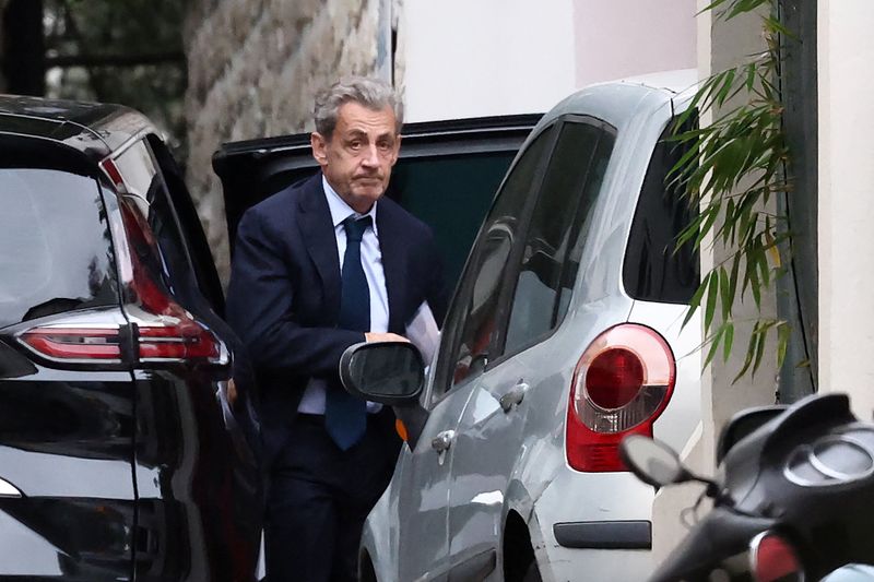 Ex-French President Sarkozy says 'not afraid' ahead of jail term