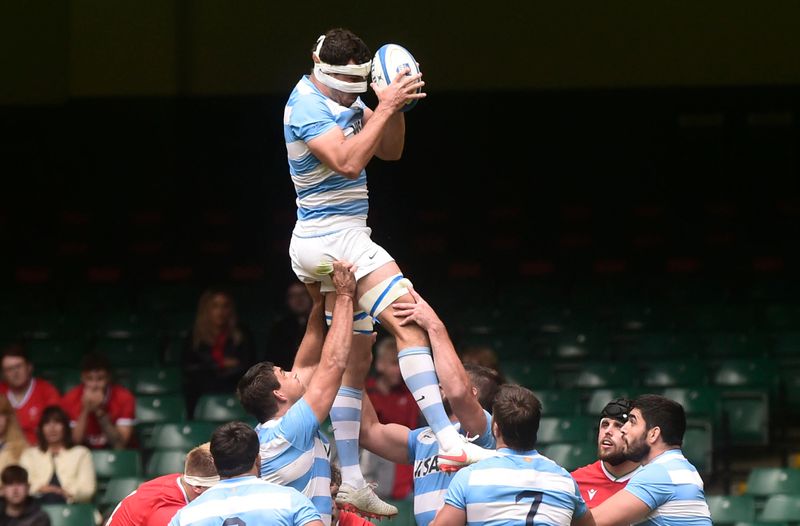 © Reuters. L'Argentine débutera le Rugby Championship dans moins d'un mois face à l'Afrique du Sud./Photo prise le 10 juillet 2021/REUTERS/Rebecca Naden