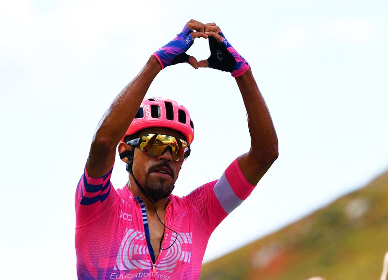&copy; Reuters. Daniel Felipe Martinez a remporté le Tour du Pays Basque pour la première fois de sa carrière. /Photo prise le 11 septembre 2020/REUTERS/XXSTRINGERXX xxxxx