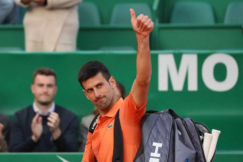 &copy; Reuters. Le dernier titre de Djokovic à Monte-Carlo remonte à 2015. /Photo prise le 12 avril 2022/REUTERS/Denis Balibouse