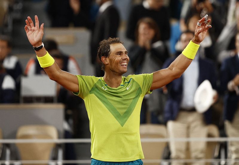 &copy; Reuters. Nadal tentera d'aller chercher un 14ème titre à Roland-Garros. /Photo prise le 31 mai 2022/REUTERS/Gonzalo Fuentes