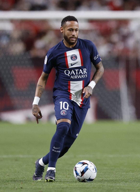 © Reuters. Neymar a inscrit ses deux premiers buts de la préparation/Photo prise le 23 juillet 2022/REUTERS/ISSEI KATO