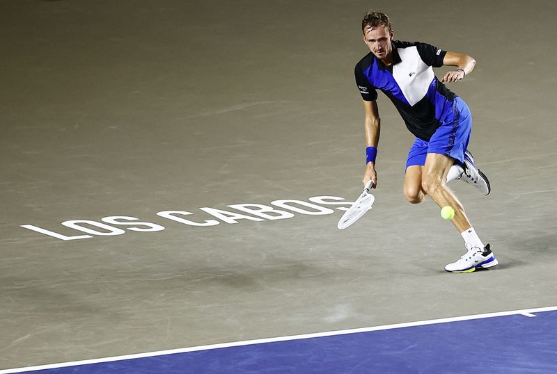 © Reuters. C'est le 7e succès de Medvedev dans la catégorie ATP 250. /Photo prise le 6 août 2022/REUTERS/Carlos Perez Gallardo