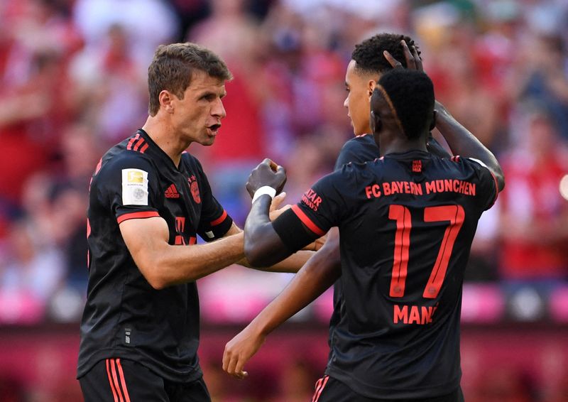 © Reuters. Le Bayern Munich est déjà en tête du championnat/Photo prise le 14 août 2022/REUTERS/ANDREAS GEBERT