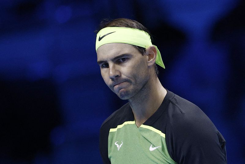 &copy; Reuters. Rafael Nadal ne remportera encore sans doute pas le Masters cette année/Photo prise le 15 novembre 2022/REUTERS/GUGLIELMO MANGIAPANE