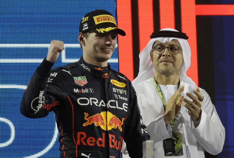 &copy; Reuters. Max Verstappen a remporté son quinzième Grand Prix de la saison /Photo prise le 20 novembre 2022/REUTERS/LEONHARD FOEGER