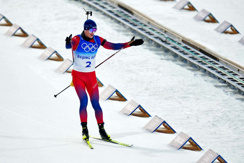 © Reuters. Les Norvégiens avaient remporté cinq des six relais l'an dernier/Photo prise le 18 février 2022/REUTERS/USA TODAY USPW