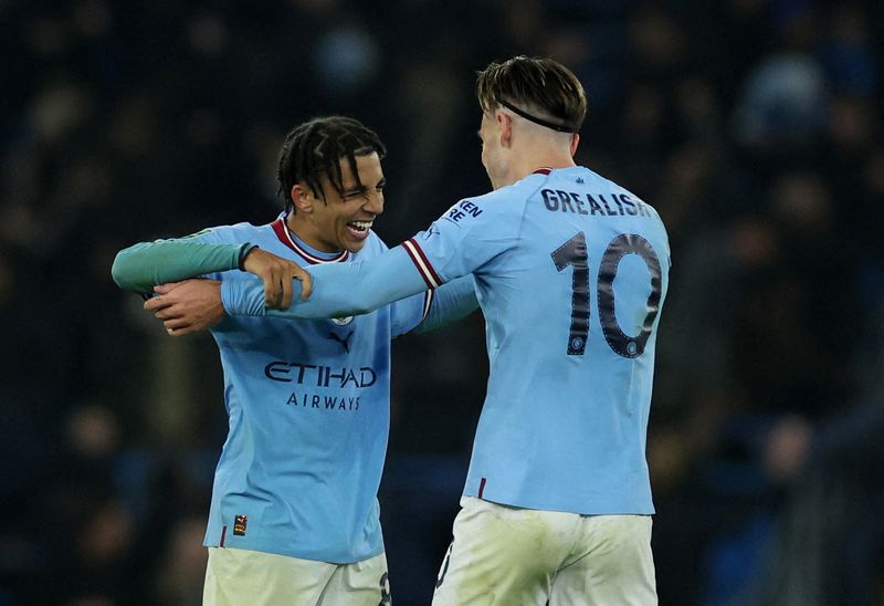 © Reuters. Qualification de Manchester City pour les quarts de finale de la Carabao Cup./Photo prise le 22 décembre 2022/REUTERS/PHIL NOBLE