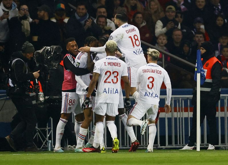 &copy; Reuters. L'Olympique Lyonnais est revenu de très loin contre Montpellier. /Photo prise le 2 avril 2023/REUTERS/Sarah Meyssonnier