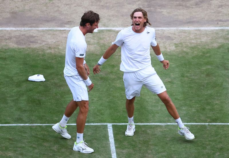 &copy; Reuters. Double à Wimbledon /Photo prise le 9 juillet 2022/REUTERS/Hannah Mckay